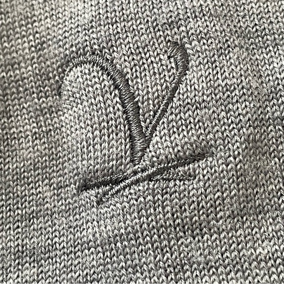 Ping Sensorwarm Gray 100% Merino Wool Quarter Zip Sweater L - Picture 4 of 7